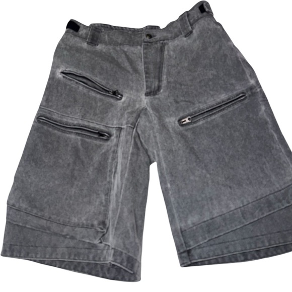 Spyder Men's Charcoal Cargo Shorts - Picture 1 of 10